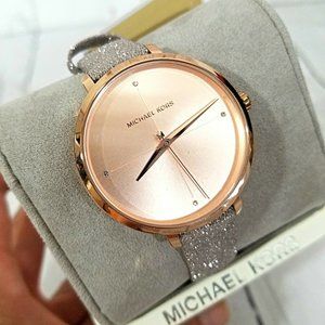 Michael Kors Women's Rose Gold Crystal 38mm Watch